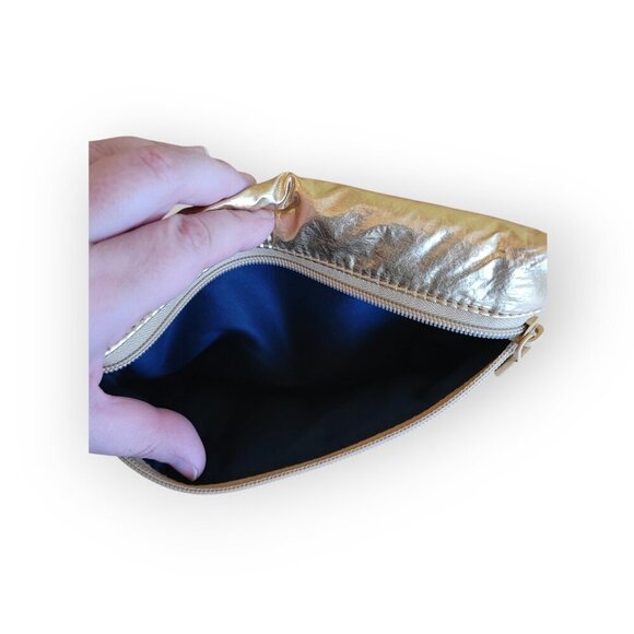 Gold Metallic Wristlet by Kika Vargas x Target OS Holiday Party Clutch - Picture 7 of 8